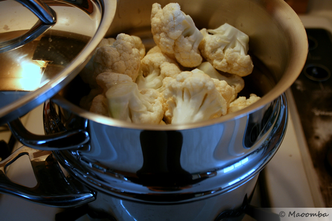 steam cauliflower