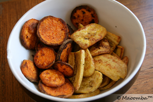 Plantain and Sweet Potato Chips