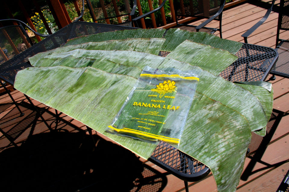 banana leaves