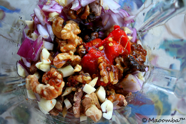 muhammara in blender 