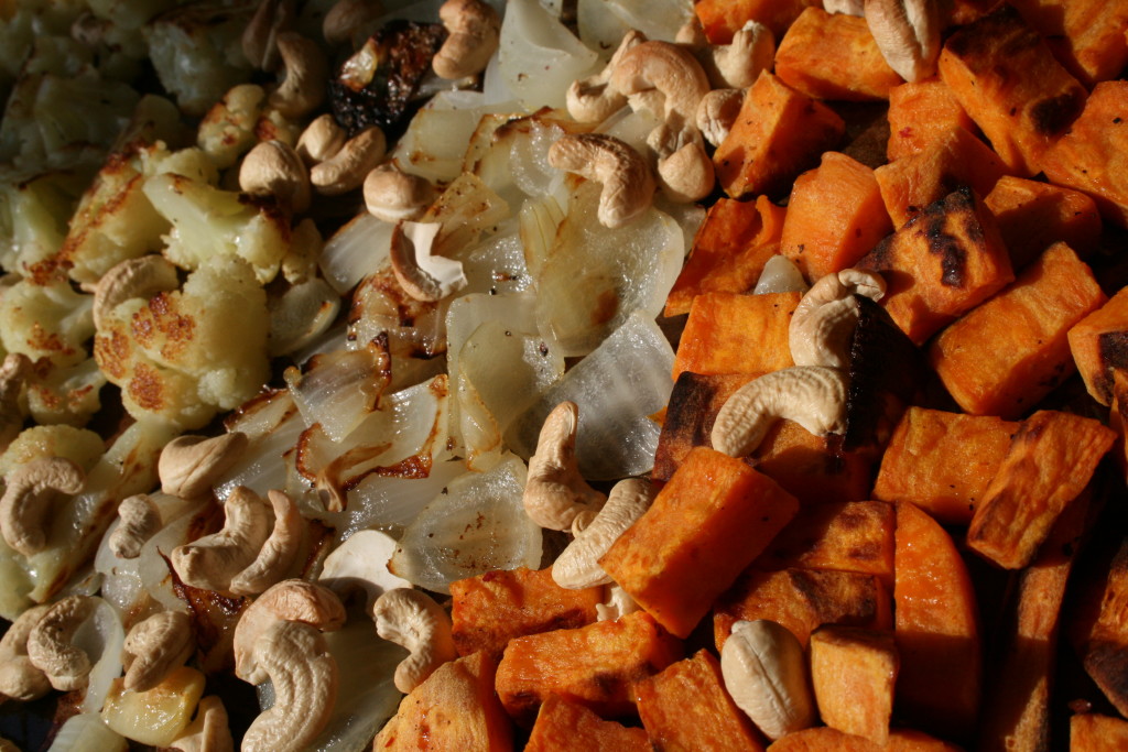 Roasted, curried cauliflower soup Ingredients -roasted