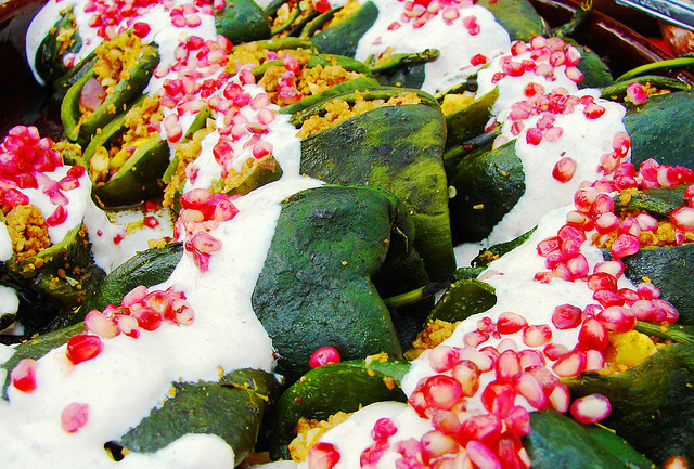 Chiles En Nogada By La Villa Bonita Mexican Culinary Vacation