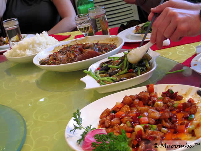 Lunch on the way to Jiayuguan