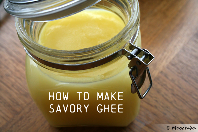 How to Make Savory Ghee