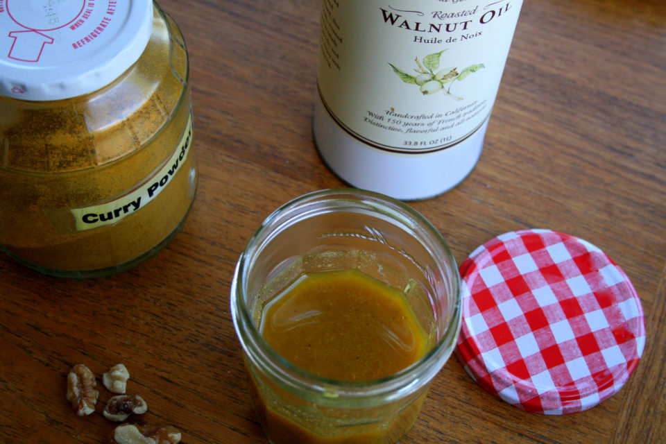 curry walnut dressing