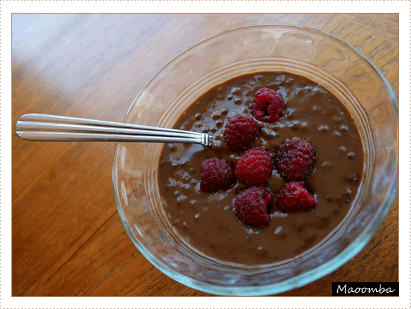 chocolate tapioca pudding