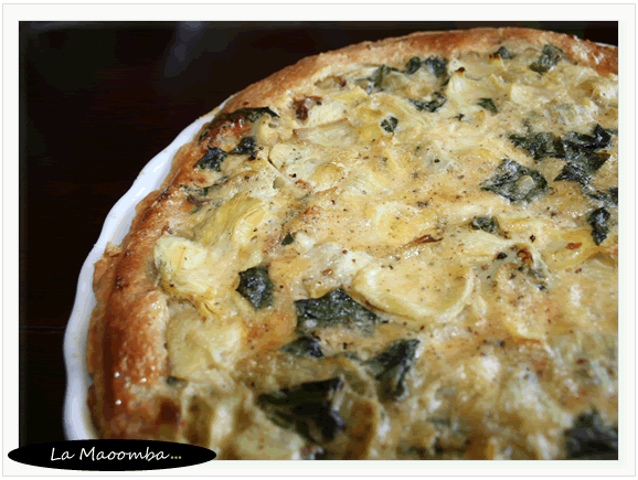 artichoke quiche