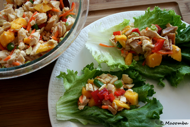 Mango Chicken Wraps