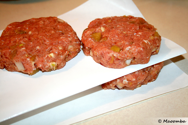Form each ball into a 1/2″ patty. Cook or freeze.