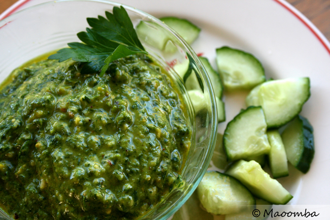 parsley pesto