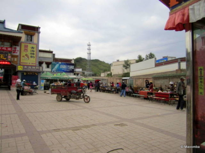 Market at Kumbum Monastery in Xining