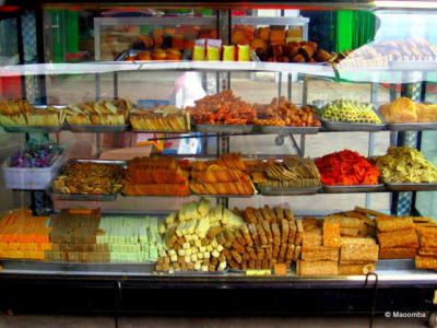 Dunhuang markets baked goods