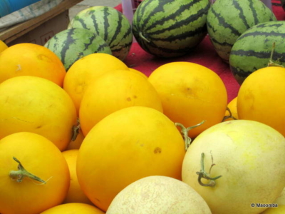 Dunhuang markets - melon