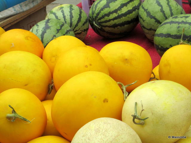 Dunhuang markets - melon