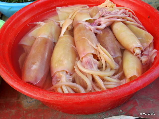 Dunhuang markets squid