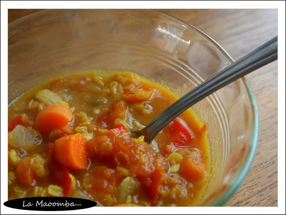 red lentil soup